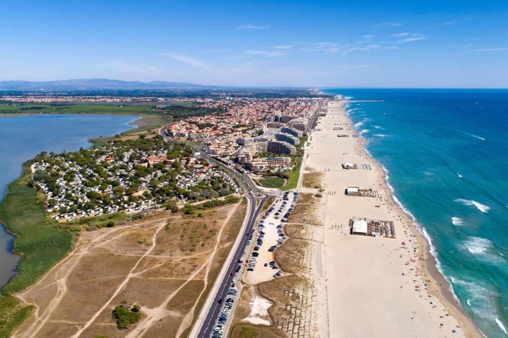 Appart T2 Calme - Centre De Canet - Parking - Clim Exterior photo